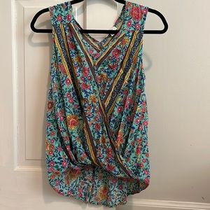 UMGEE small wrap sleeveless blouse